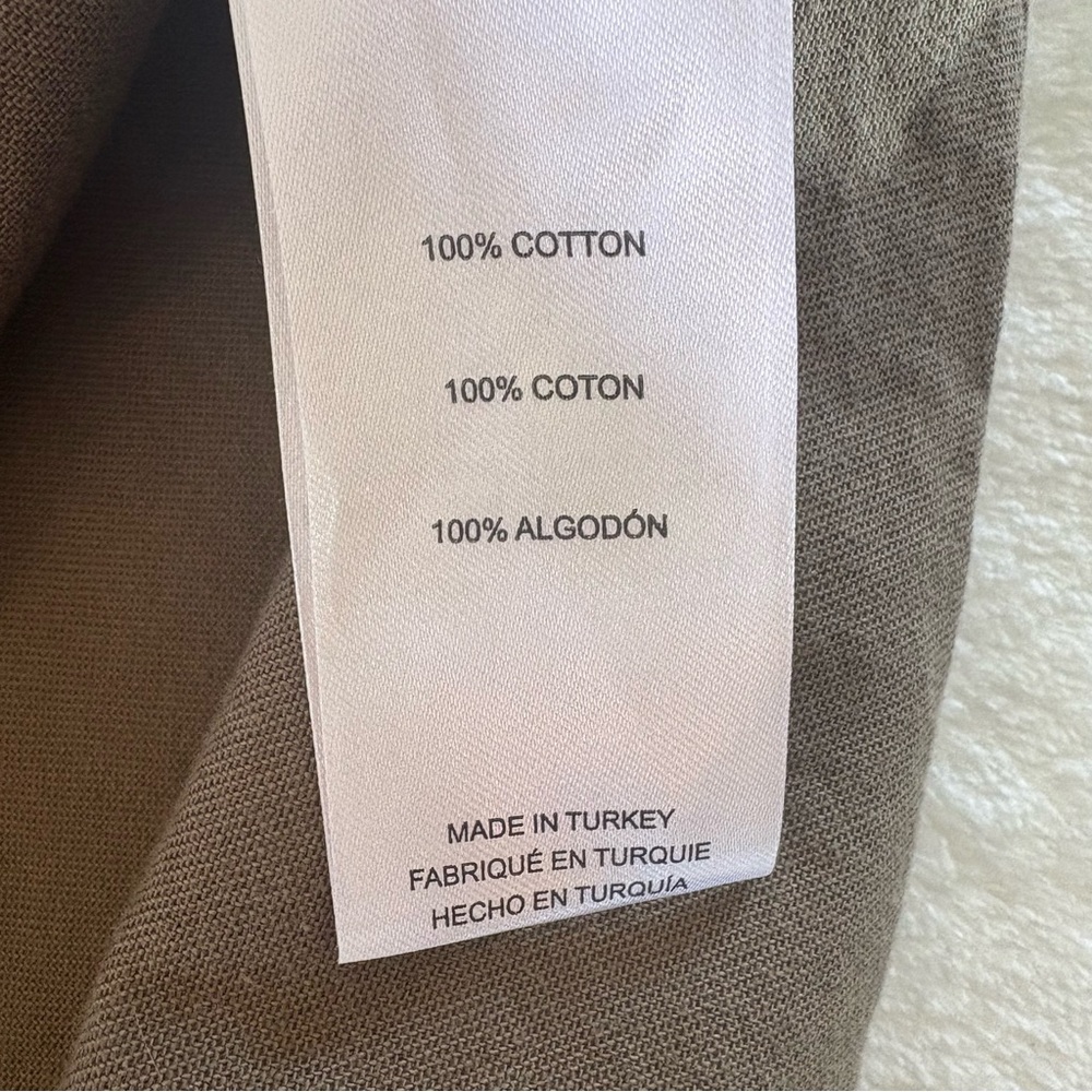 Frame Men's M Khaki Twill Button Down Shirt - Picture 9 of 14